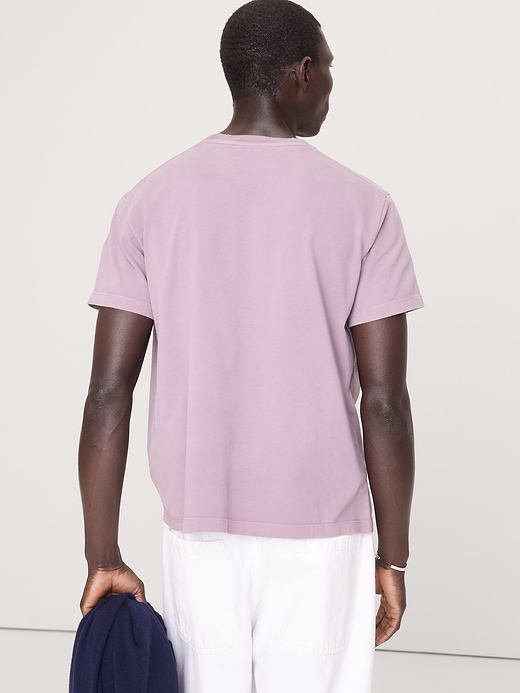 Banana Republic Heavyweight Cotton Crew-Neck T-Shirt — photo 3