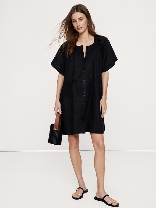 Banana Republic Button-Up Mini Dress — photo 1