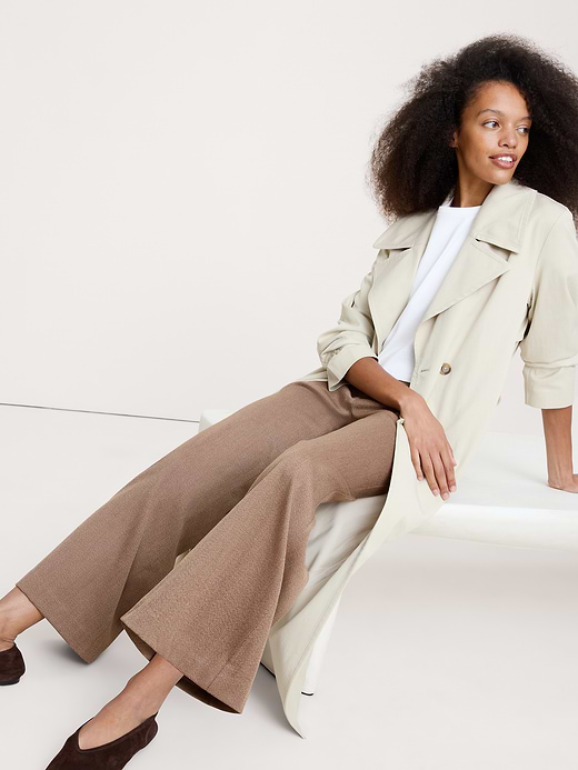 Banana Republic Mid-Rise Flare Italian Twill Pant — photo 4