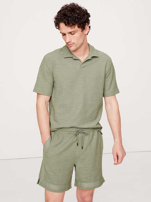 Banana Republic Slub Bouclé Polo — photo 1