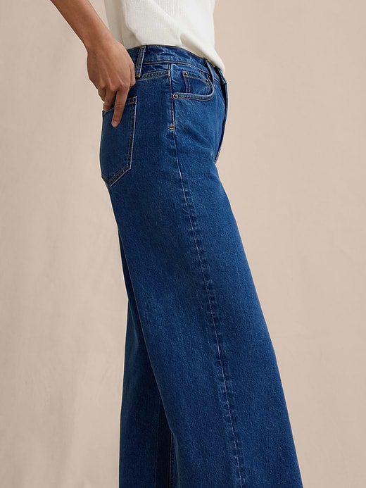 Banana Republic The Icon Classic Wide-Leg Jean — photo 4