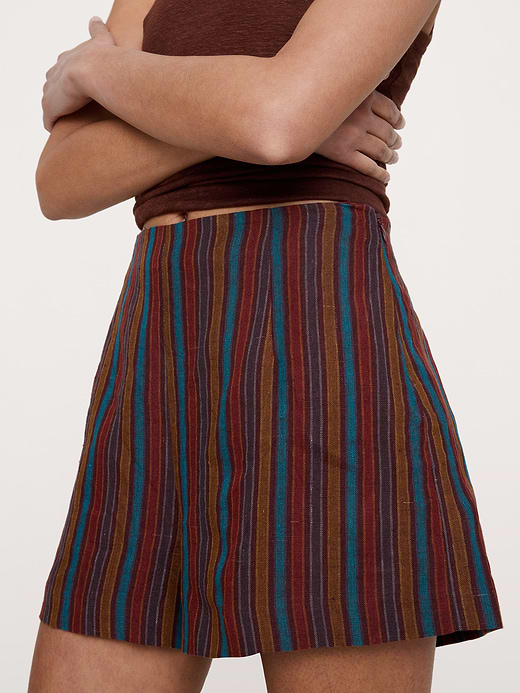 Banana Republic High-Rise 3" Linen Short — photo 4