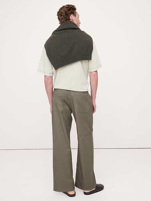 Banana Republic Loose Italian Linen-Cotton Pant — photo 3