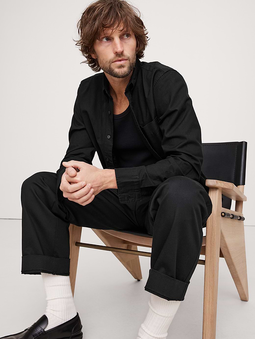 Banana Republic Standard-Fit Oxford Shirt — photo 4