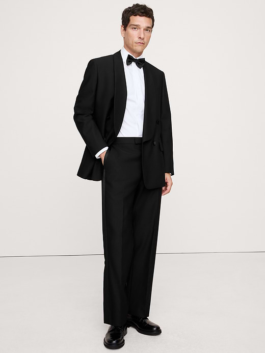 Banana Republic Relaxed Italian Barathea Tuxedo Jacket — photo 6