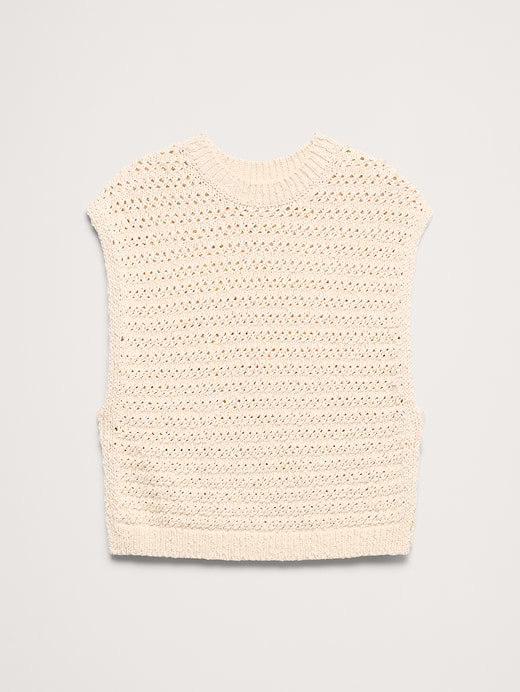Banana Republic Open Side-Button Sweater Vest — photo 5