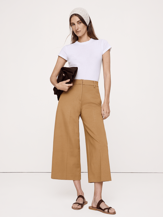 Banana Republic High-Rise Ponte Culotte — photo 1