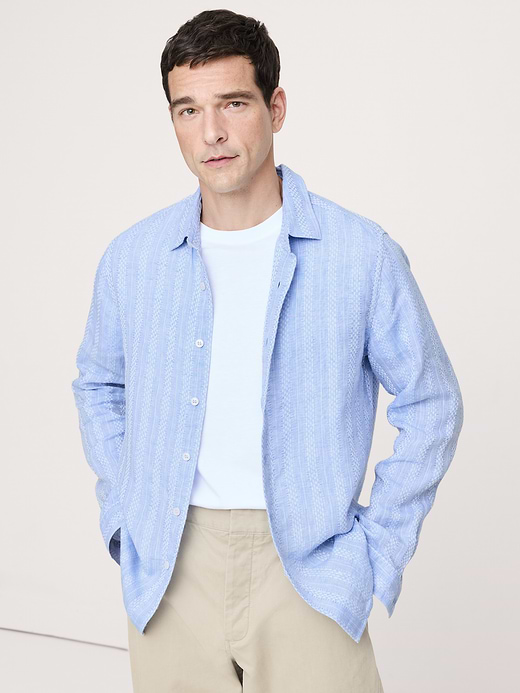Banana Republic Standard-Fit Textured Shirt — photo 1