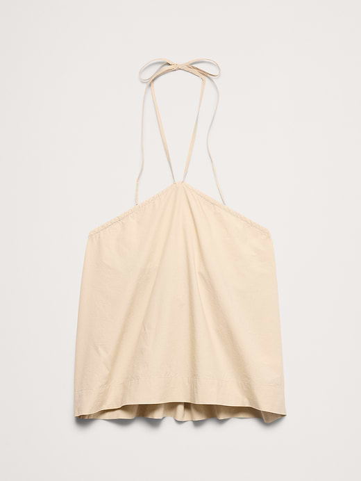 Banana Republic Cotton Poplin Halter Top — photo 6