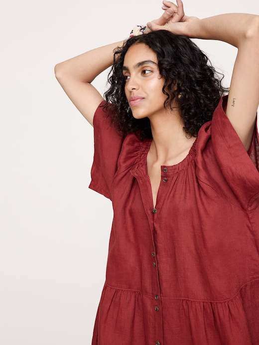 Banana Republic Button-Up Mini Dress — photo 4