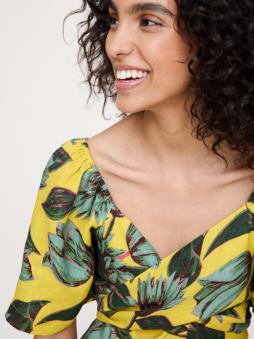 Banana Republic Linen Sweetheart Maxi Dress — photo 5