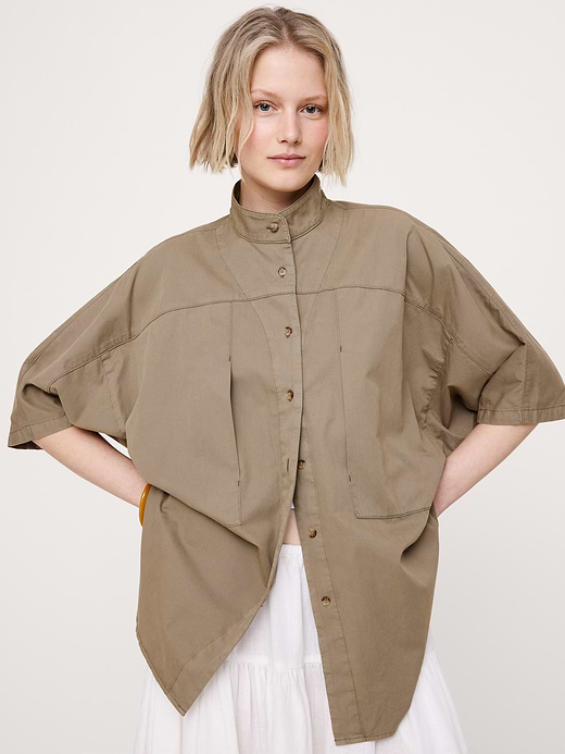 Banana Republic Cotton Twill Utility Tunic — photo 4