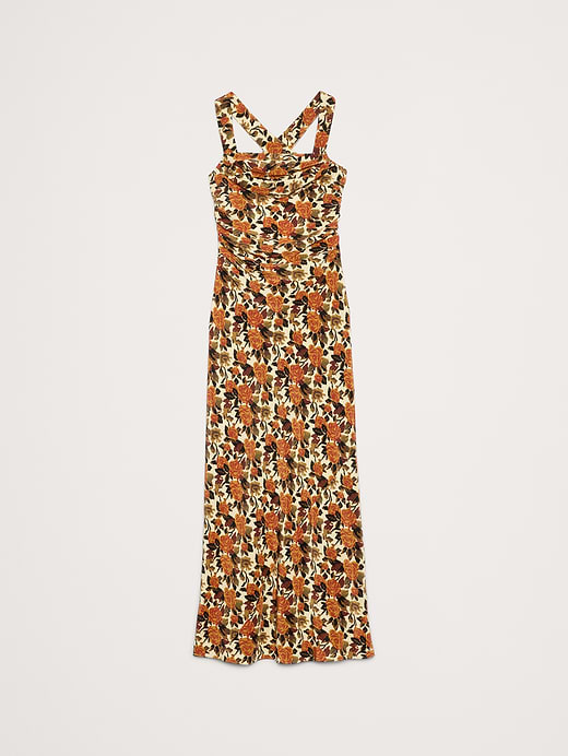 Banana Republic Matte Silk Cowl-Neck Backless Maxi Dress — photo 5