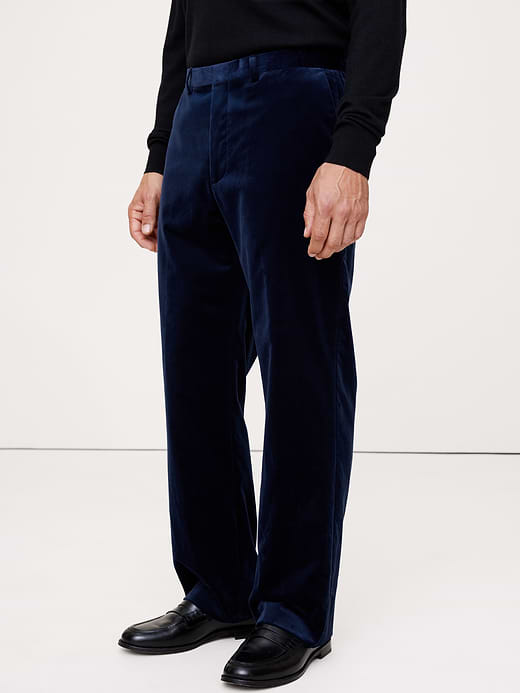 Banana Republic Straight Velvet Pant — photo 4