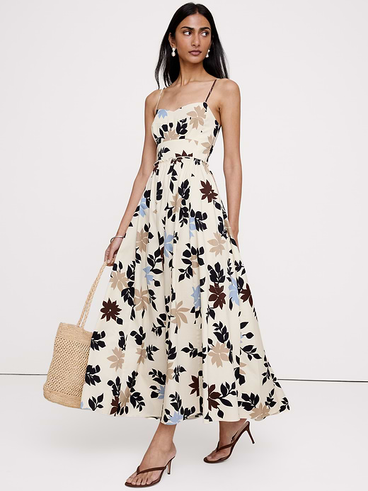 Banana Republic Soft Cotton Corset Maxi Dress — photo 1