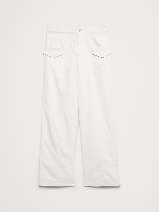 Banana Republic High-Rise Straight Utility Pant in Stretch Linen-Viscose — photo 5