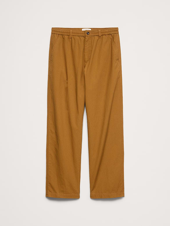 Banana Republic The Weekender Relaxed Pull-On Pant in Cotton — photo 5