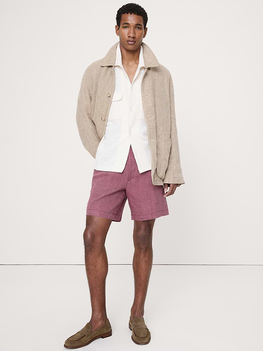 Banana Republic 7" Linen Pull-On Short — photo 1