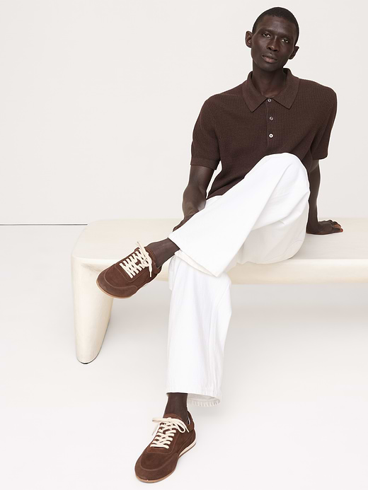 Banana Republic Italian Suede Low-Pro Sneaker — photo 3