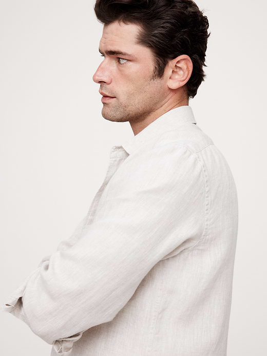 Banana Republic Slim-Fit Linen Shirt — photo 3