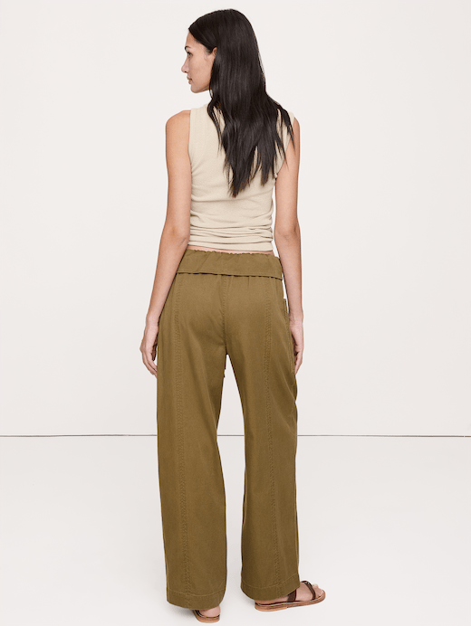 Banana Republic High-Rise Straight-Leg Fisherman Pant — photo 3