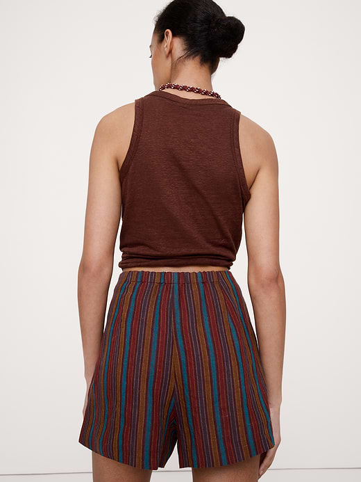 Banana Republic High-Rise 3" Linen Short — photo 3