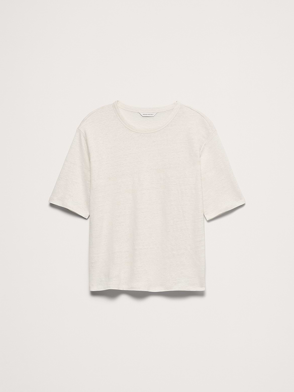 Banana Republic Relaxed Linen T-Shirt — photo 3