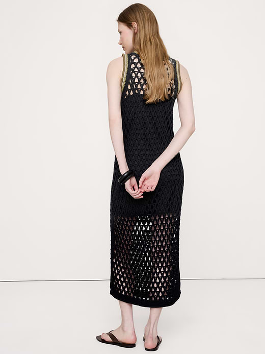 Banana Republic Cotton Crochet Maxi Dress — photo 3