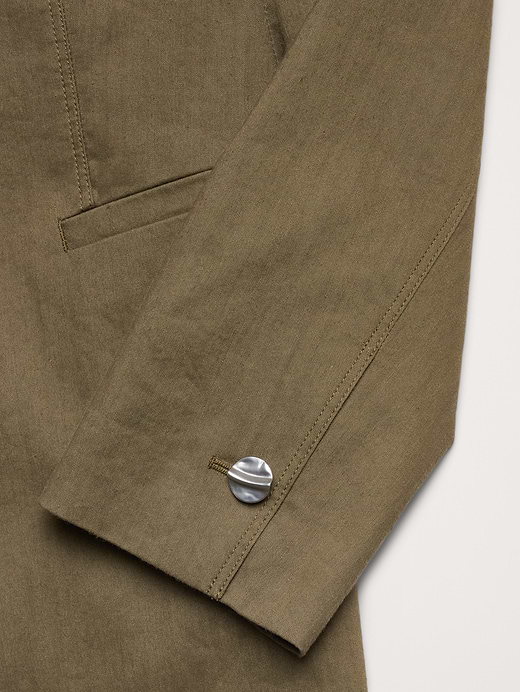 Banana Republic Stretch Linen-Viscose Long Blazer — photo 7