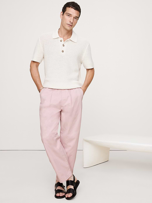 Banana Republic Loose Lightweight Cotton Pull-On Pant — photo 1