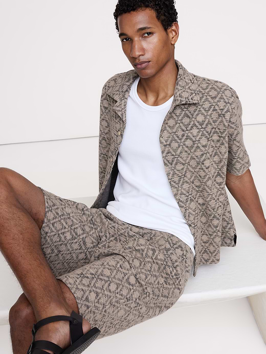 Banana Republic Jacquard Resort Shirt — photo 4
