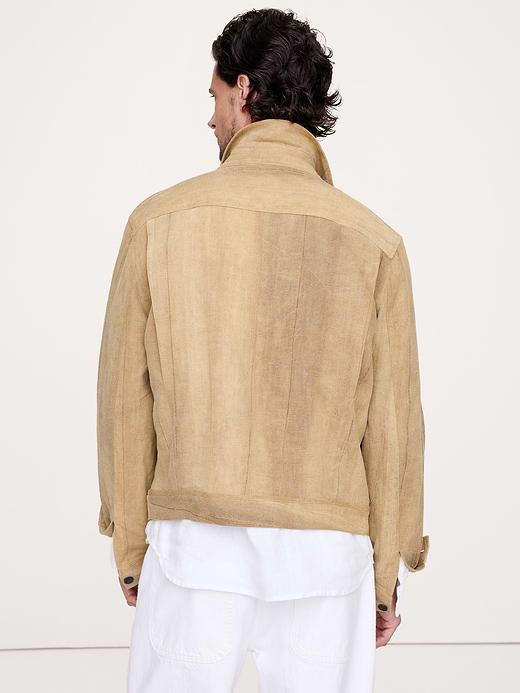 Banana Republic Ramie-Cotton Flight Jacket — photo 3