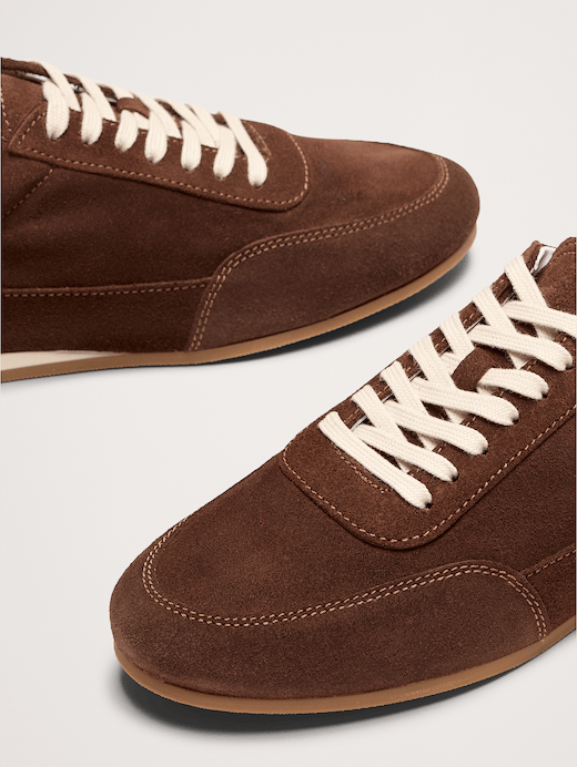 Banana Republic Italian Suede Low-Pro Sneaker — photo 7