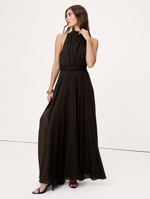 Banana Republic Stretch-Crepe Maxi Dress — photo 1