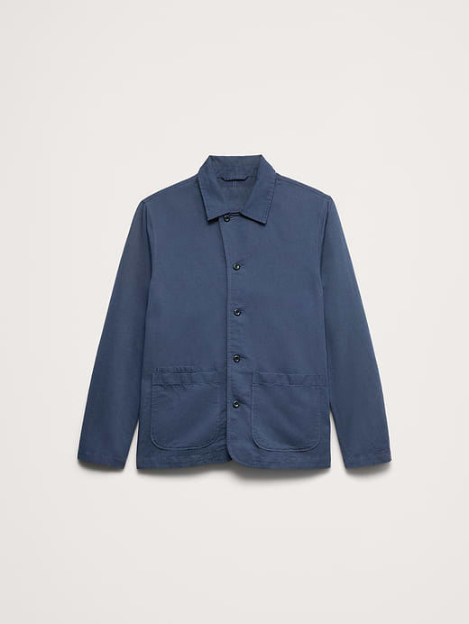 Banana Republic Italian Linen-Cotton Shirt Jacket — photo 4