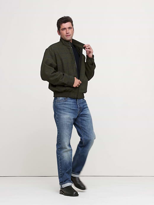 Banana Republic Plaid Flannel Harrington Jacket — photo 8