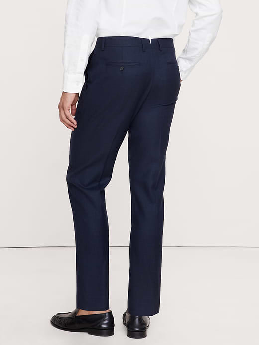 Banana Republic Tailored Slim-Fit Italian Wool Ventile Suit Pant — photo 3