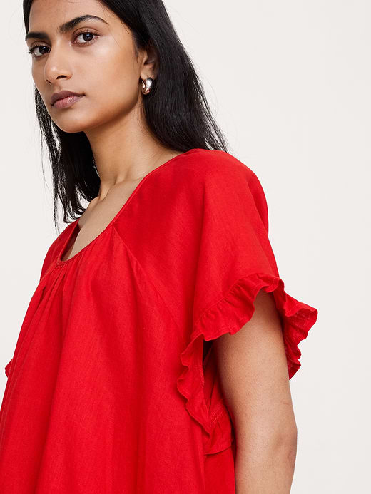 Banana Republic Ruffle Trim Mini Dress — photo 4