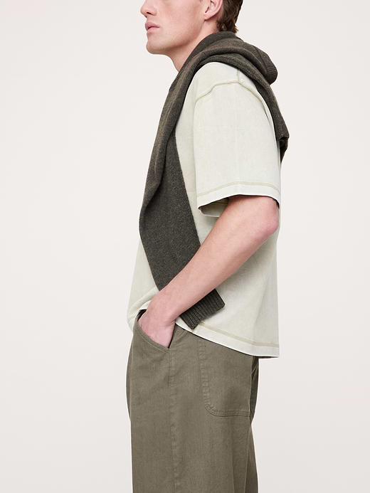 Banana Republic Loose Italian Linen-Cotton Pant — photo 4