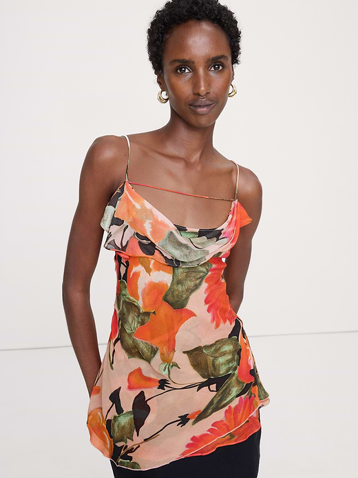 Banana Republic Georgette Cowl-Neck Tank — photo 4
