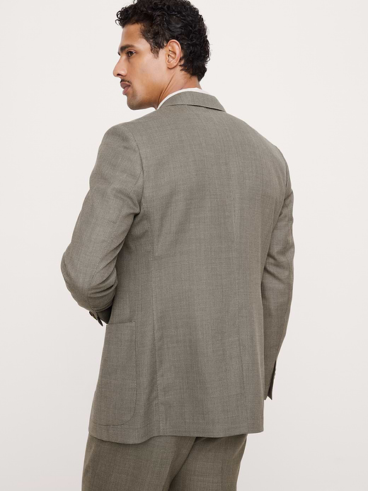 Banana Republic Tailored Slim-Fit Italian Wool Ventile Suit Jacket — photo 3