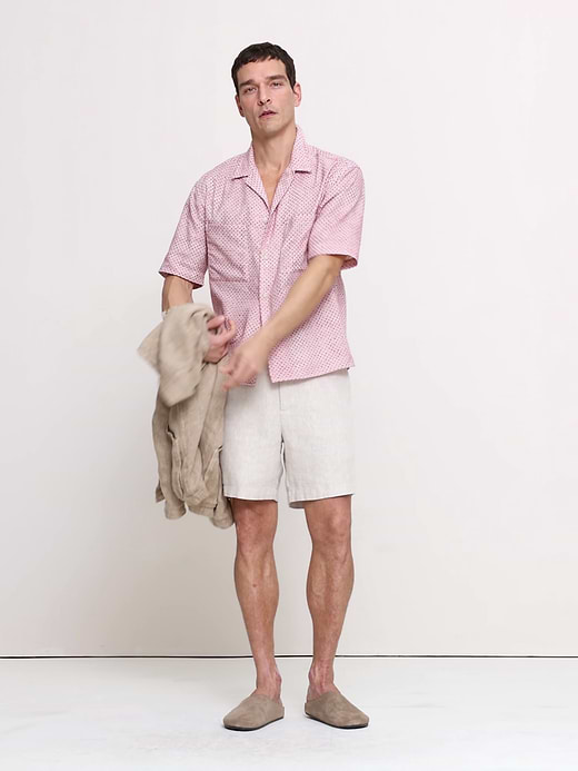 Banana Republic Relaxed-Fit Seersucker Resort Shirt — photo 7