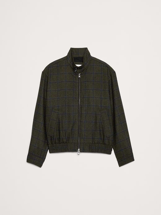 Banana Republic Plaid Flannel Harrington Jacket — photo 5