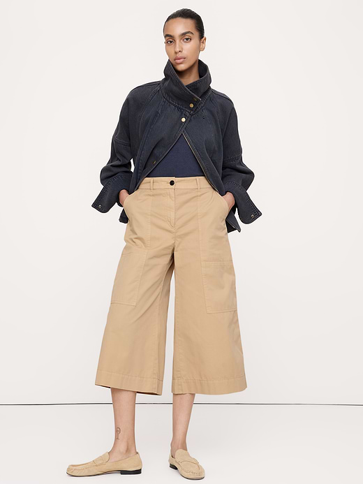 Banana Republic Cotton Twill Culotte — photo 1