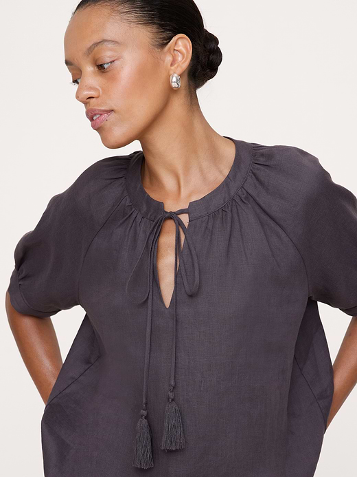 Banana Republic Linen Tassel-Tie Top — photo 4