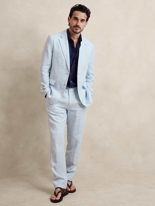 Banana Republic Corcoran European Linen Suit Jacket — photo 6