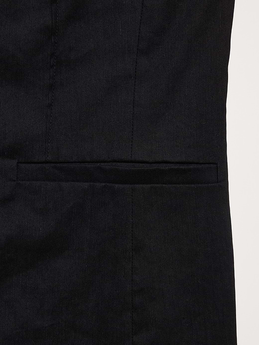 Banana Republic Stretch Linen-Viscose Long Vest — photo 7