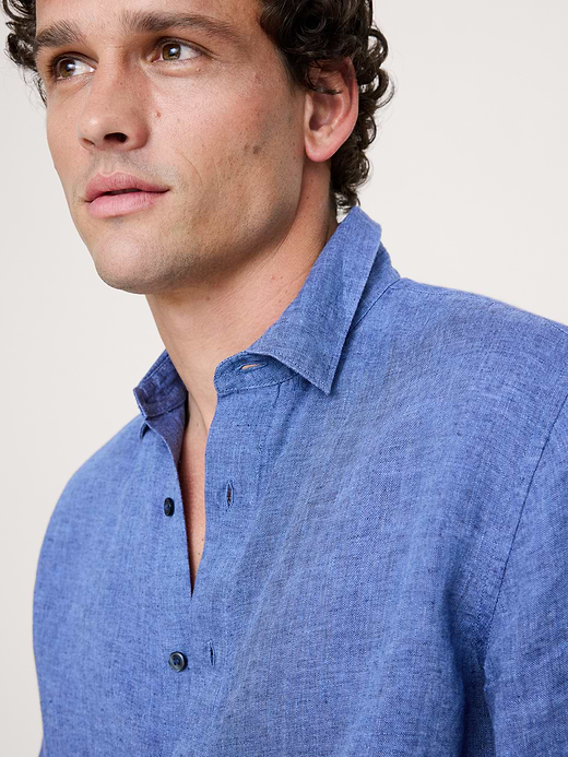 Banana Republic Standard-Fit Linen Shirt — photo 4