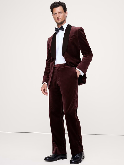 Banana Republic Straight Velvet Pant — photo 1