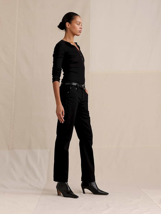 Banana Republic Low-Rise Kick-Straight Jean — photo 8